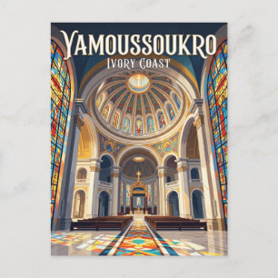 Basilica of Our Lady of Peace Ivory Coast Postcard