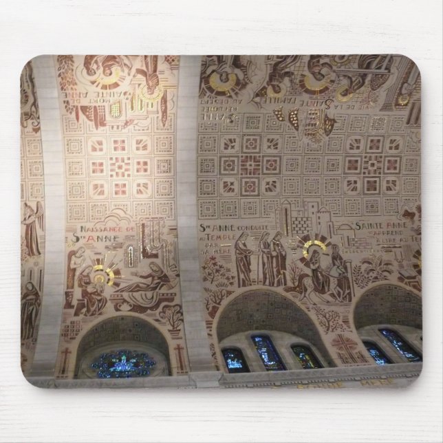Basilica of Sainte Anne de Beaupre, Quebec, Canada Mouse Pad (Front)