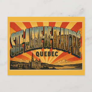 Basilica of Sainte-Anne-de-Beaupré Quebec National Postcard