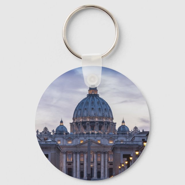 Basilica of San Pietro, Rome (Italy) Key Ring (Front)