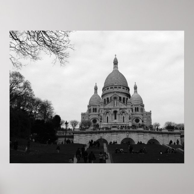 Basilica of the Sacré Coeur Poster (Front)