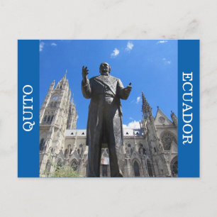 basílica quito postcard