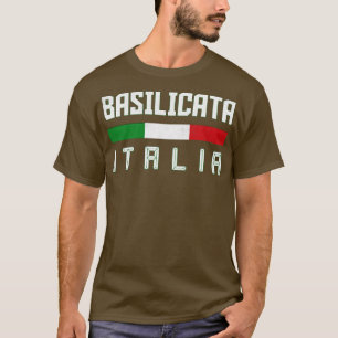 Basilicata Italia Italy Typography Design T-Shirt