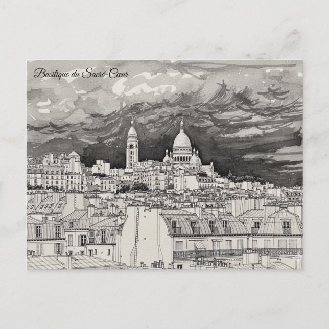 Basilique du Sacré-Cœur Postcard (Front)