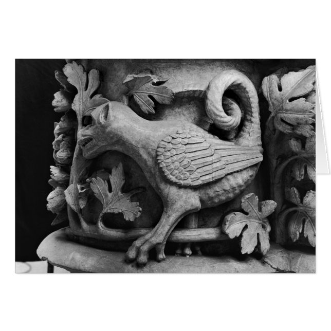 Basilisk, capital from Cathedral of Notre Dame (Front Horizontal)