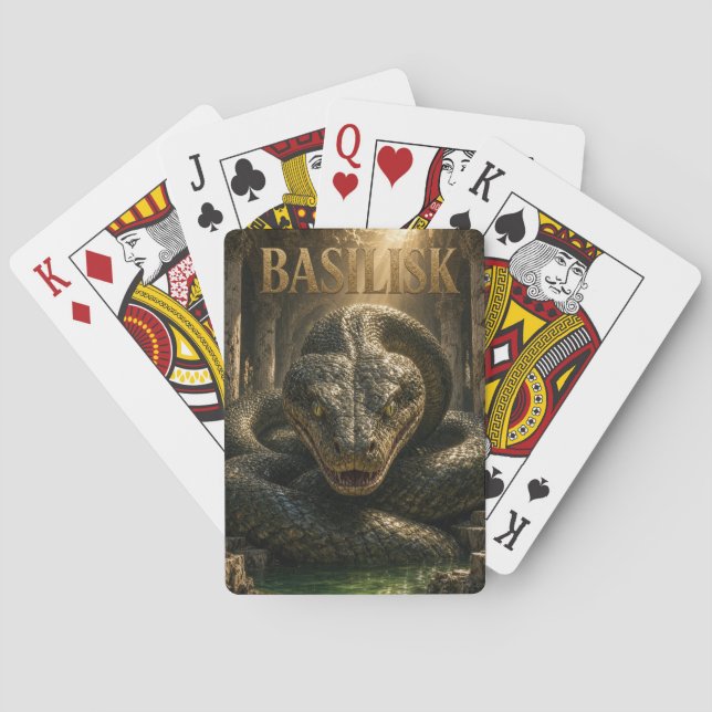 Basilisk Playing Cards, Poker Cards (Back)