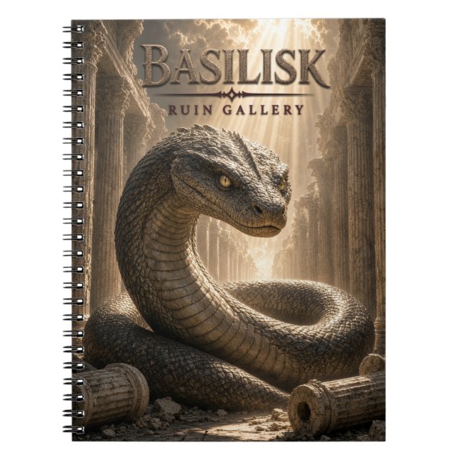 Basilisk Ruin Gallery Dark Cinema Notebook (Front)