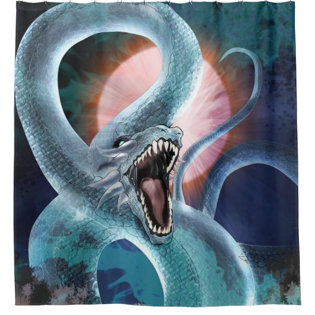 Basilisk Shower Curtain (Front)