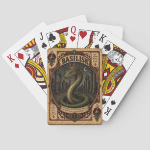 Basilisk, Vintage Circus Monsters Playing Cards