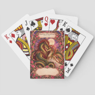Basilisk Wedding Guest Book Signing Deck Playing Cards