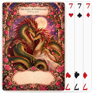 Basilisk Wedding Guest Book Signing Deck Playing Cards