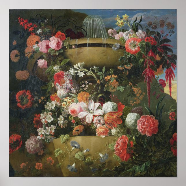 Basin and Flowers Poster (Front)