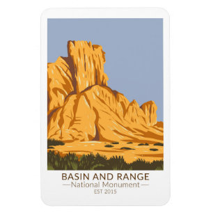 Basin and Range National Monument Nevada Vintage Magnet