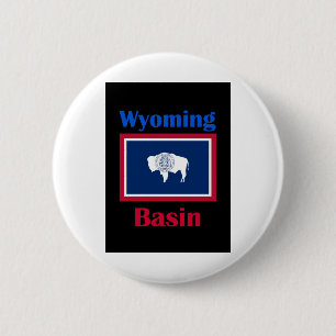 Basin Wyoming 6 Cm Round Badge