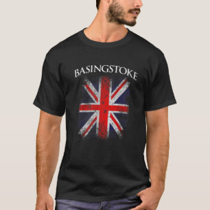 Basingstoke Vintage Retro British Flag Funny T-Shirt