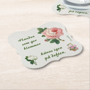 Basis — Roses Paper Coaster