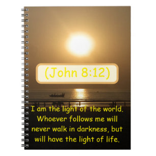 Bask in the Light of Life: For the Soul John 8:12 Notebook