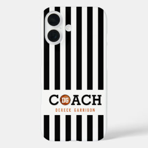 Baskeball Coach Cool Sports Gifts iPhone 16 Case