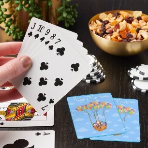 Basked Of Easter Eggs Playing Cards