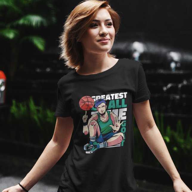 Basket Anime Boy  T-Shirt (Creator Uploaded)