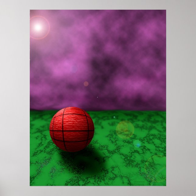 Basket Ball Landscape Poster (Front)