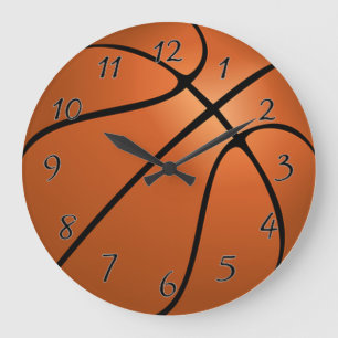 Basket Ball Large Clock