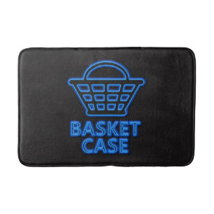 Basket case. bath mat