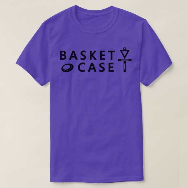 Basket Case Disc Golf Minimalist Disc Golf Origina T-Shirt (Design Front)
