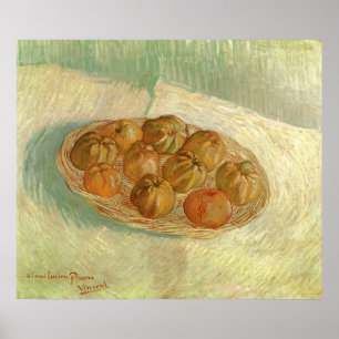 Basket of Apples still Life by Vincent van Gogh Poster