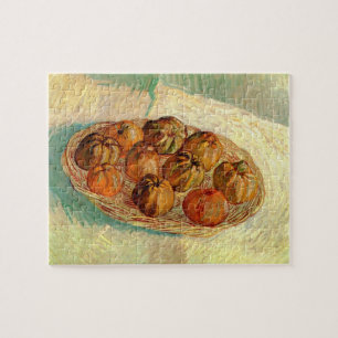 Basket of Apples to Pissarro by Vincent van Gogh Jigsaw Puzzle