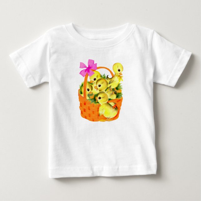 Basket of Baby Chicks T-Shirt (Front)