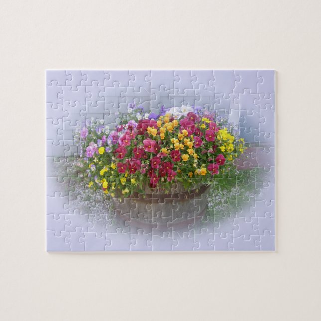 Basket of Blossoms Jigsaw Puzzle (Horizontal)