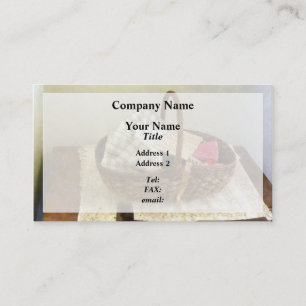 Basket of Cloth and Measuring Tape Business Card