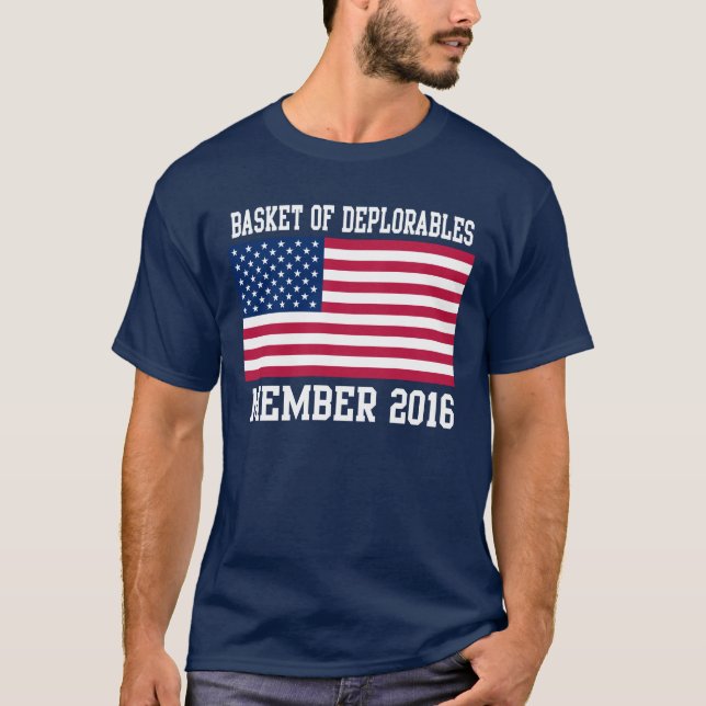 Basket of Deplorable Member 2016 T-Shirt (Front)