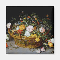 Basket of Flowers, Jan Brueghel the Younger