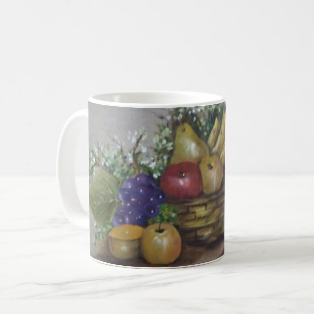 Basket  of fruits coffee mug (Front Left)