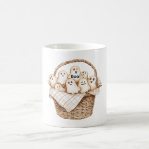 Basket of Ghosts Halloween Coffee Mug