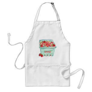 Basket of Strawberries Apron