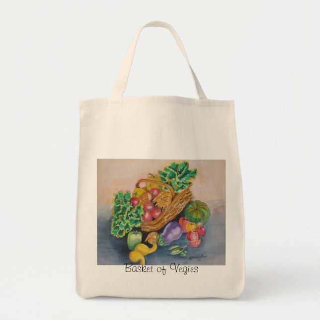Basket of Vegies Tote Bag (Front)