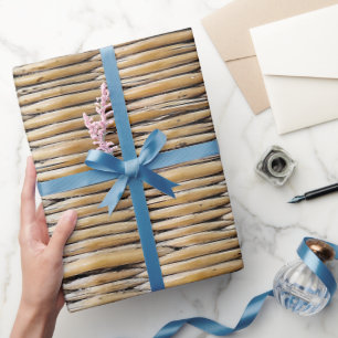 Basket Weave Macro Wrapping Paper