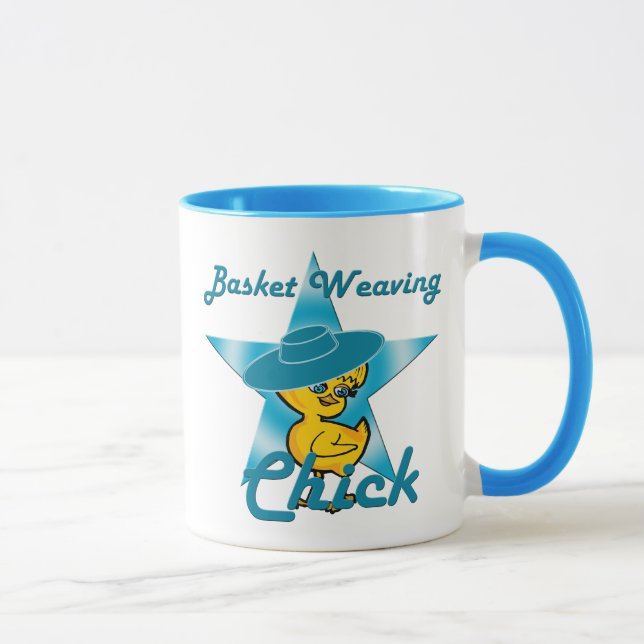 Basket Weaving Chick #7 Mug (Right)