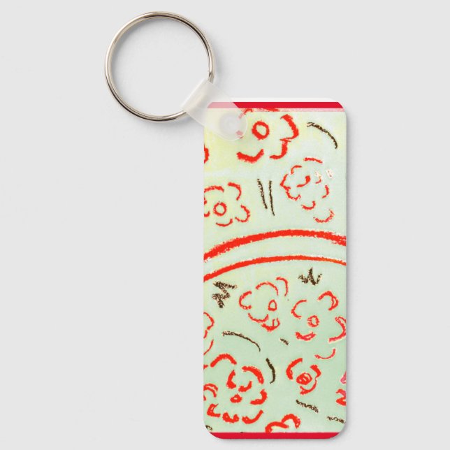 Basket with Handle  Key Ring (Front)
