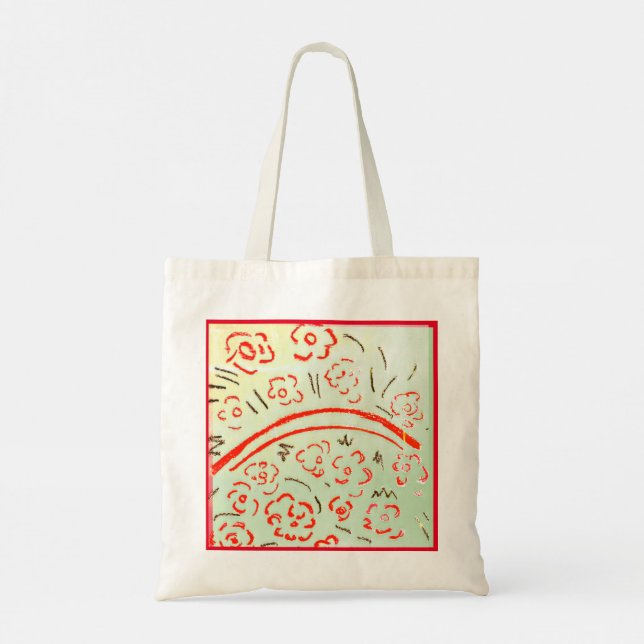 Basket with Handle Tote Bag (Back)