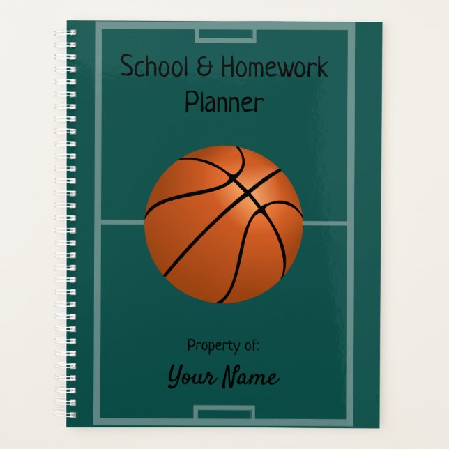 Basketaball - School Planner - HAMbyWG (Front)