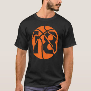 Basketball 18 Year Old Birthday Players Team Men W T-Shirt