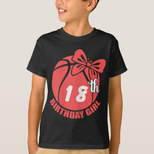 Basketball 18th Birthday Basketball Player T-Shirt