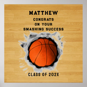Basketball 2024 Graduation Poster