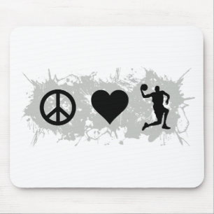Basketball 4 mouse pad
