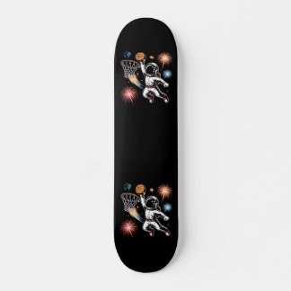 Basketball 4th of July Astronaut Patriotic Boys Skateboard