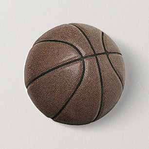 Basketball 6 Cm Round Badge